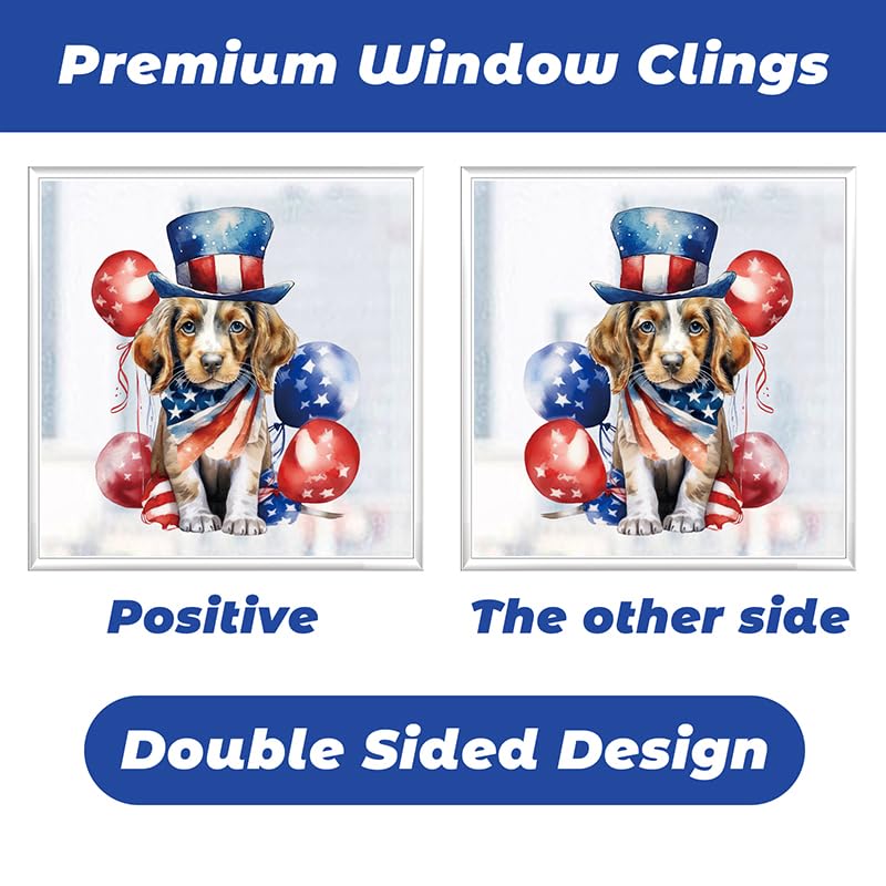 AhfuLife USA 4th of July Window Clings for 250 Years Anniversary - Image 4