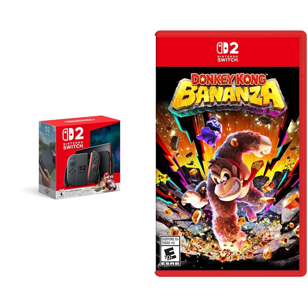 Amazon.com: Nintendo Switch 2 + Mario Kart World Bundle with