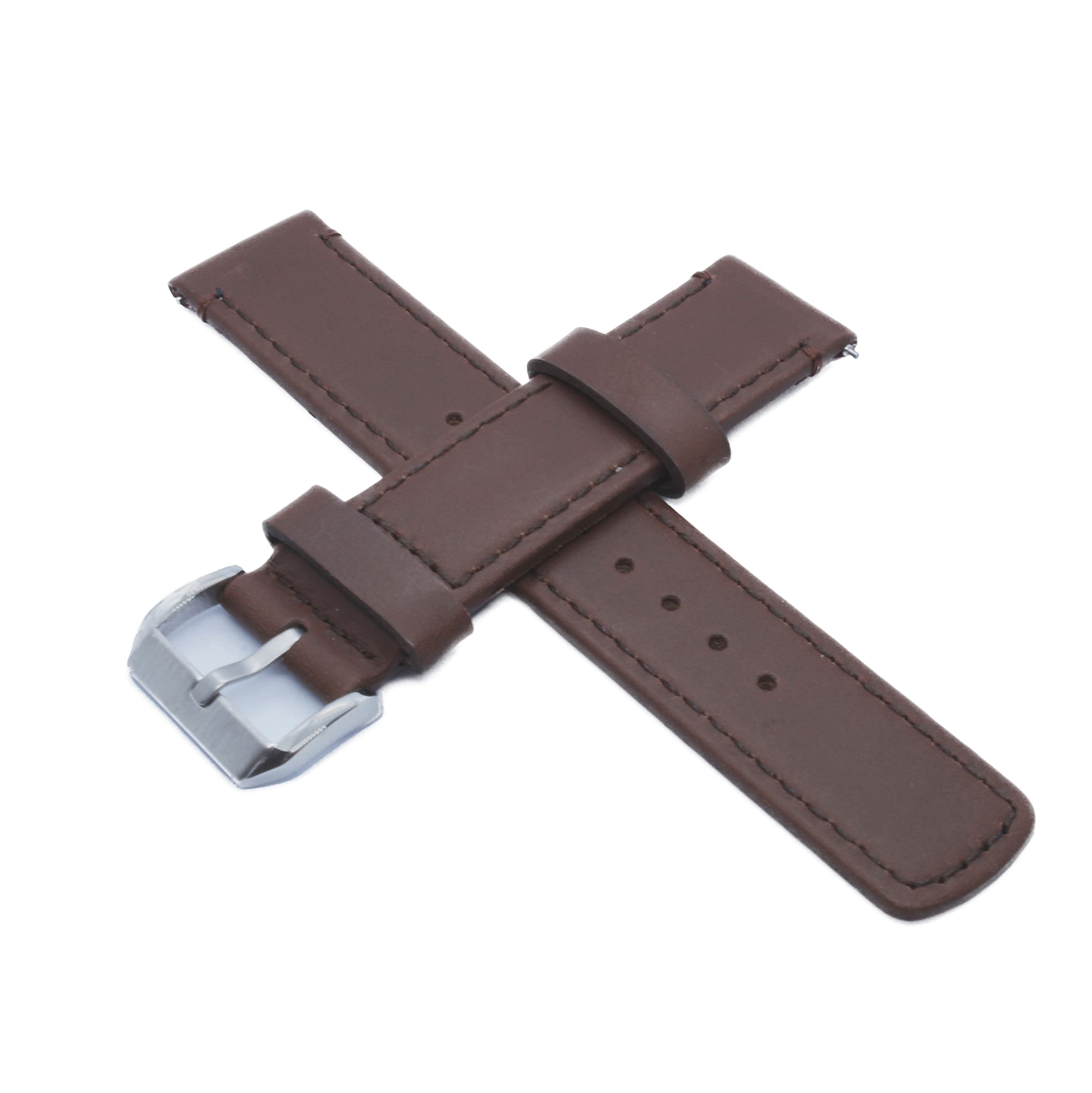 WAMD Quick Release Barneys Leather Watch Strap (Dark Brown, 22 mm) (B0BFM2S2VC) Amazon Price History, Amazon Price Tracker