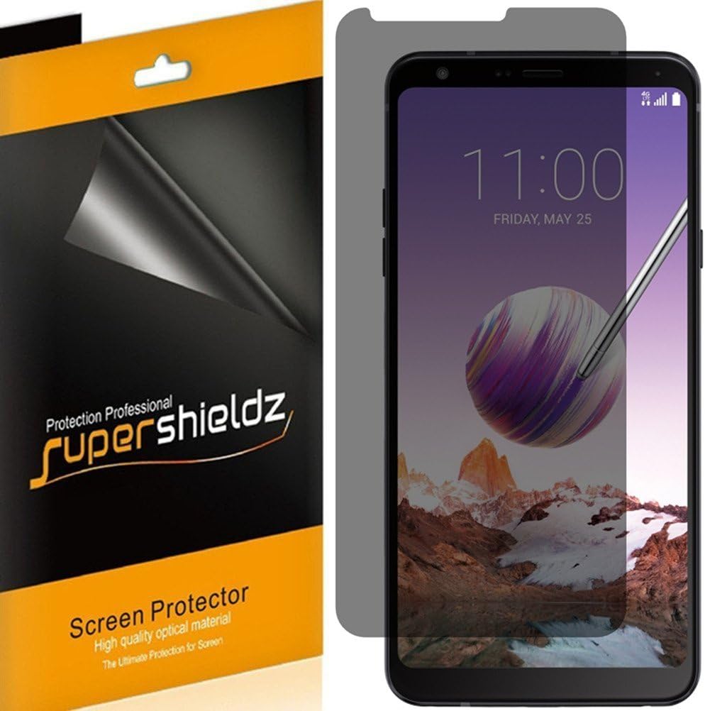 Supershieldz (2 Pack) Privacy Anti Spy Screen Protector Shield Designed for LG Stylo 4