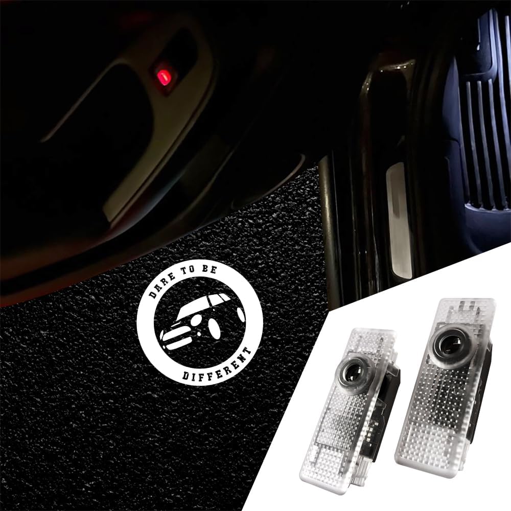 2Pcs Car Door Lights Logo for Mi/ni R55 R56 R57 R59 R60 R61 F55 F56 F57 F60 Accessories Ultra-Bright Welcome Light (Picture 2)