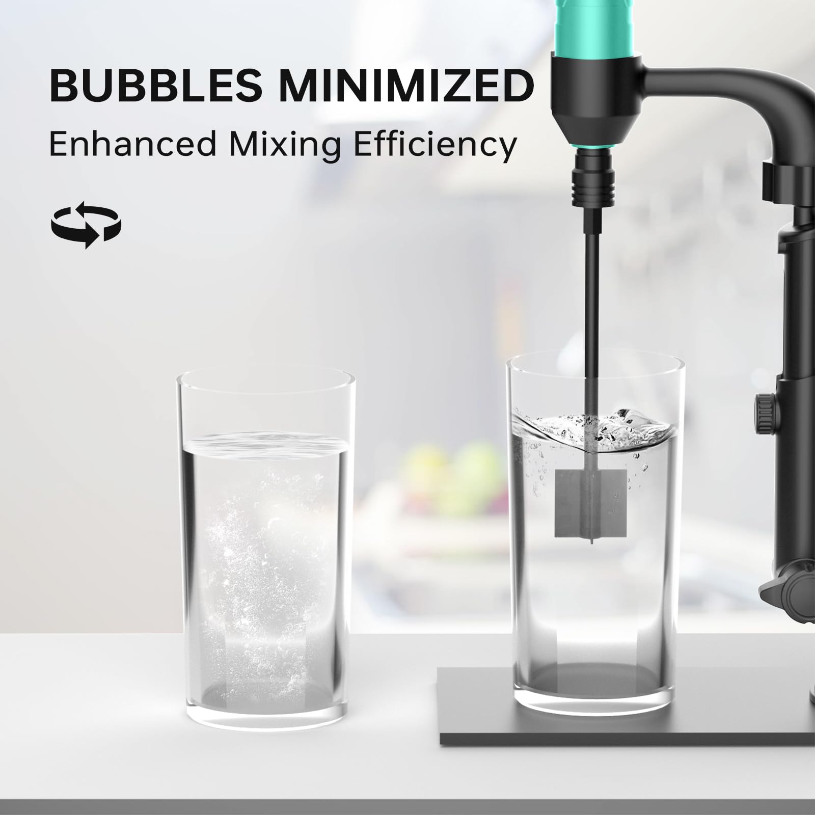 Frunimall Harsmixer, draagbare elektrische mixer met 4 herbruikbare roerpeddels 1/4 '' schacht epoxyhars roerder voor hars, siliconenmenging, verf, glitterhars, glazuren, olieverf doe-het-zelf