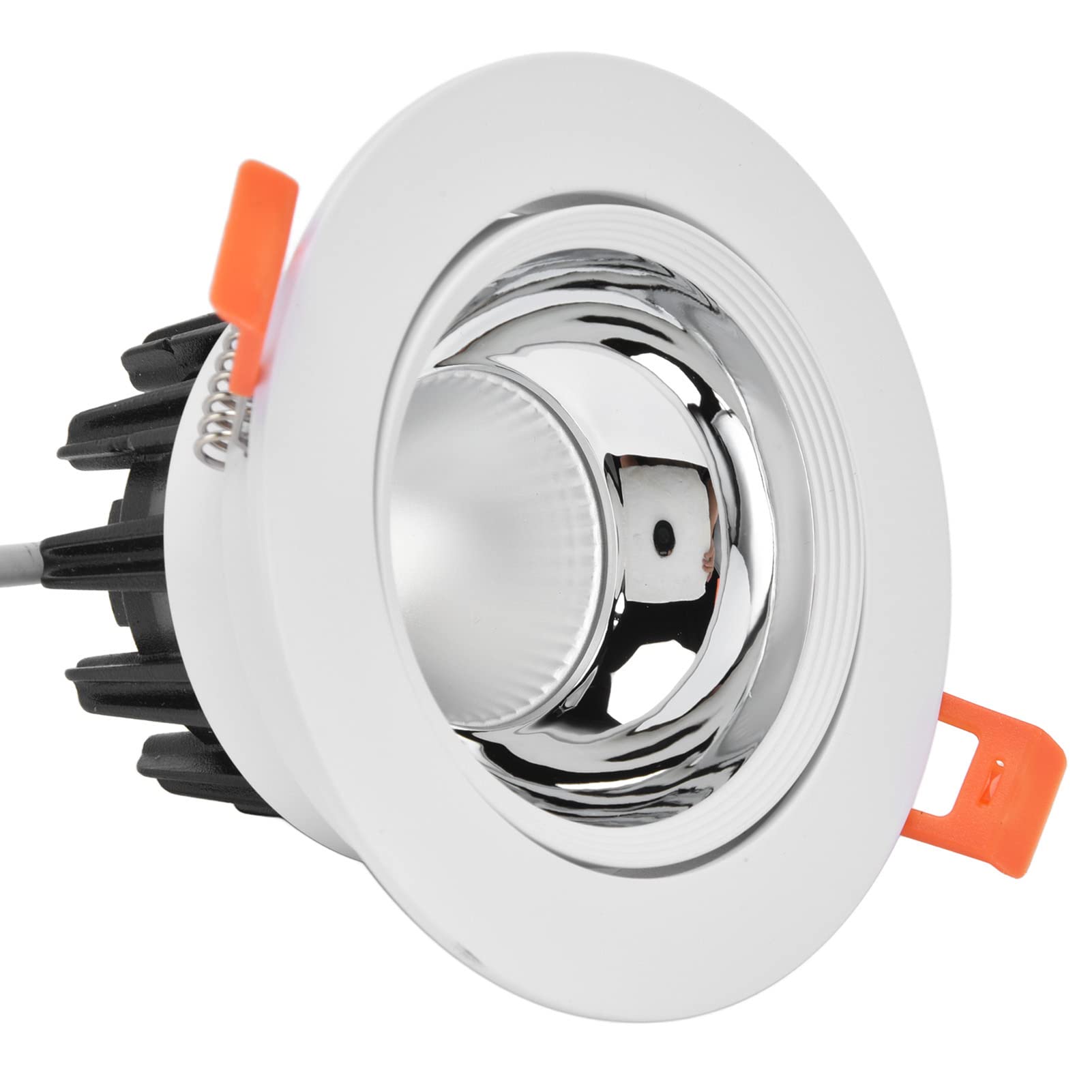 YWBL-WH LED Einbaustrahler Verstellbarer Winkel, 95mm Ausschnitt (White