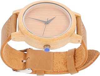 Relógio masculino cronógrafo pulseira de relógio de metal para homens relógio masculino relógio digital de metal relógio de pulso de madeira relógio feminino relógio de madeira relógio de pulso de madeira relógio de pulso feminino, Marrom claro, 26X4.5CM, centímetro