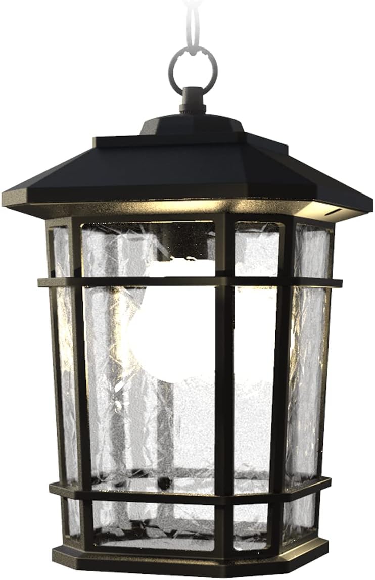 Koda | Williams Outdoor Single LED Pendant Light, 3000K, 800 LM, Farmhouse Ceiling Hanging Porch, Retro Style, Vintage Loft Design, Industrial Lighting Fixture and Decoration Exterior Hanging