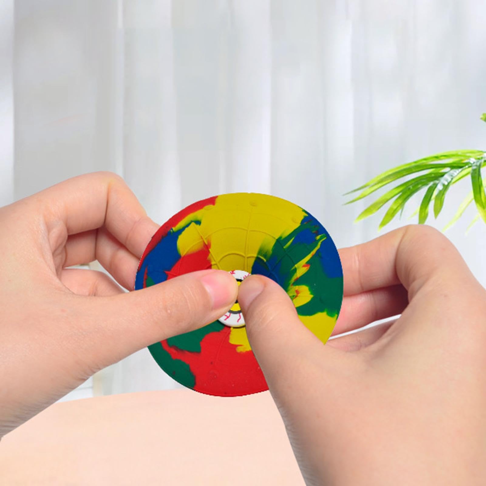 Générique Demi Bol Rebondissant, Balle en Caoutchouc Rotative Créative pour, Jouet De Sport en Plein Air pour, Enfant, Garçons pour Jardin, Aire De Jeux, École, Voyage, Salon