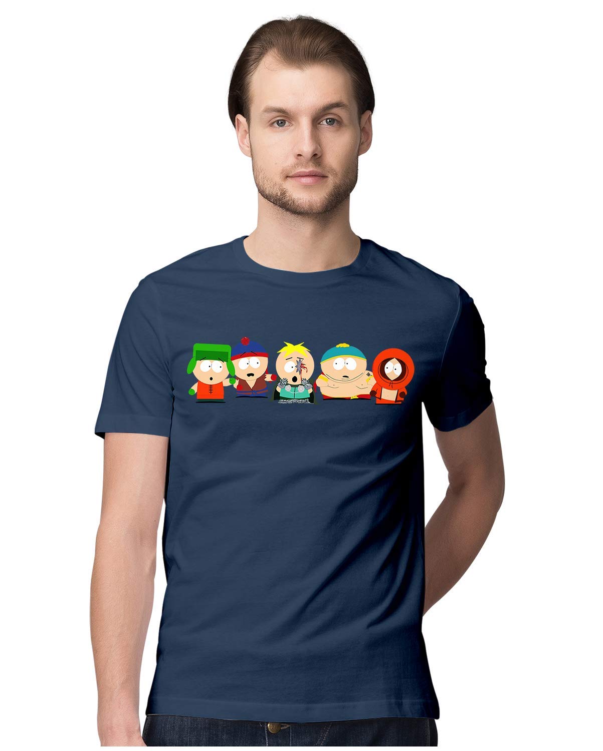 Men's Regular Fit T-Shirt South Park Good Times with Weapons 100% Cotton T-Shirt-image-17