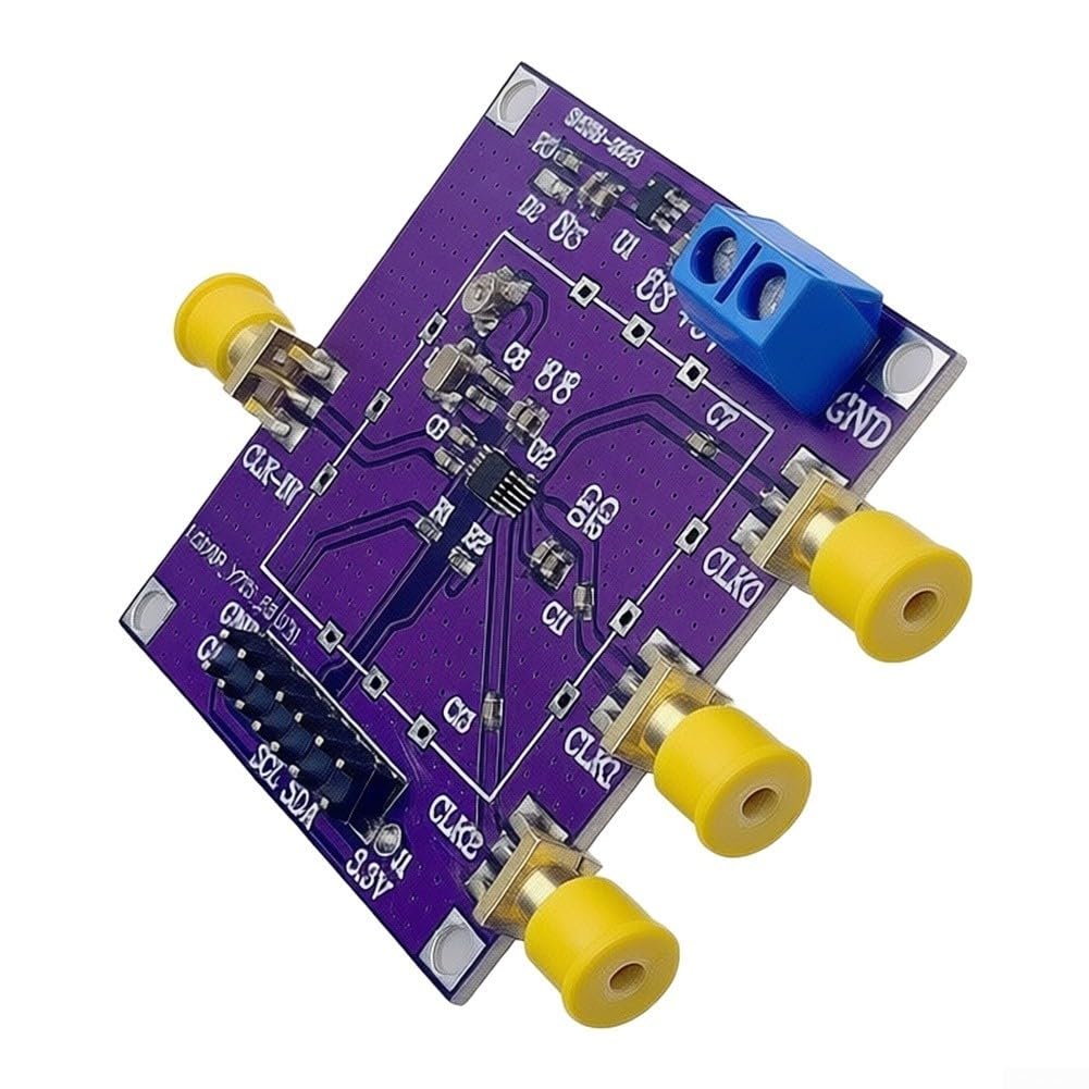 Generador de señal ajustable del módulo del reloj SI5351A 2.5kHz-200MHz