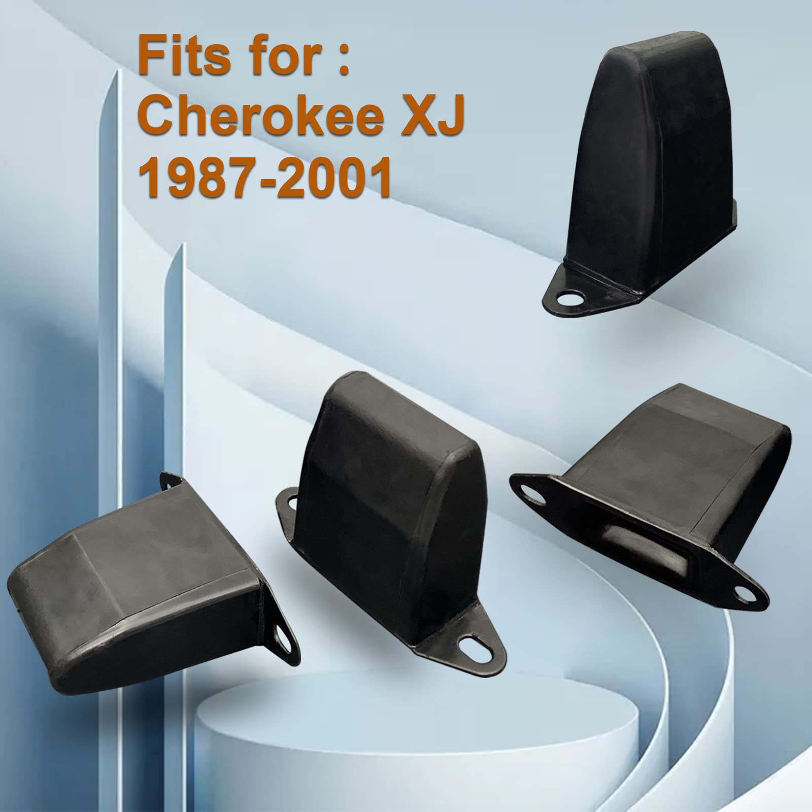 2pcs 52004295 Front Bump Stop Replacement For Cherokee XJ 1984-2001, Yellow, 2PCS - 34