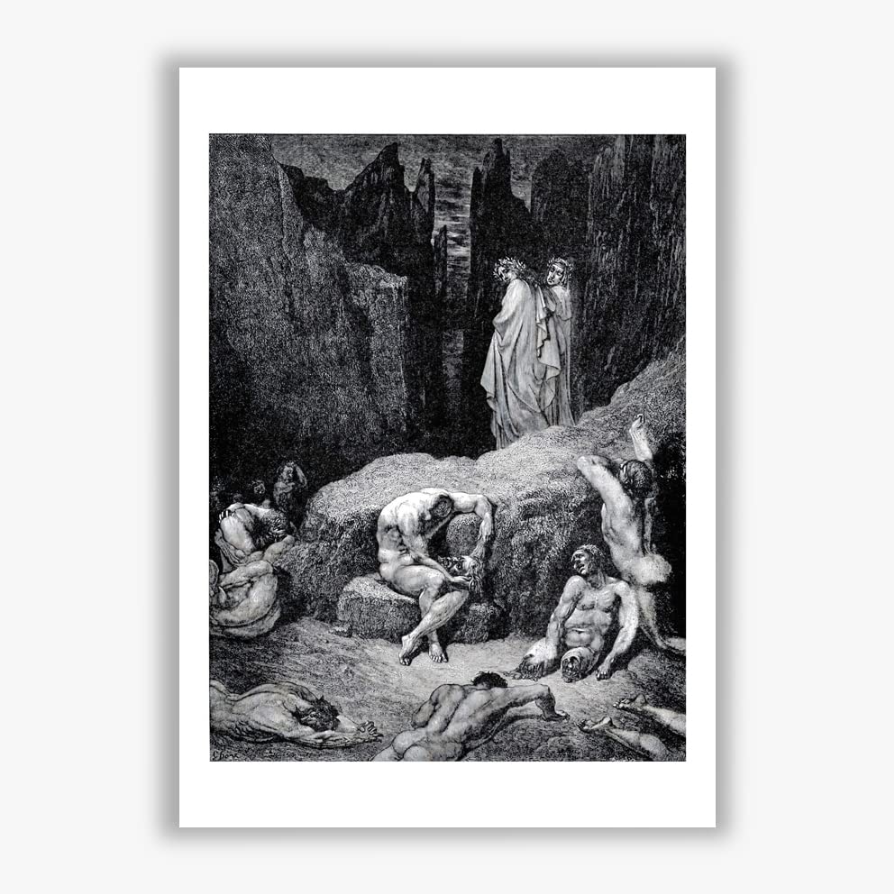 Dantes Curiosity Gustave Doré impression murale grand format