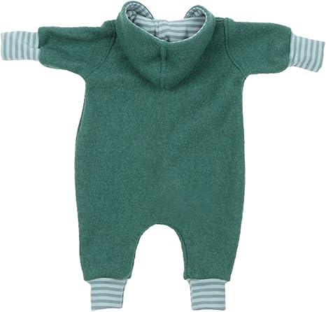 Lilakind Baby Wollwalk Overall | Made In Germany | Wasserdicht & Wärmend | Gr. 56/62–116/122 | Mit Kapuze