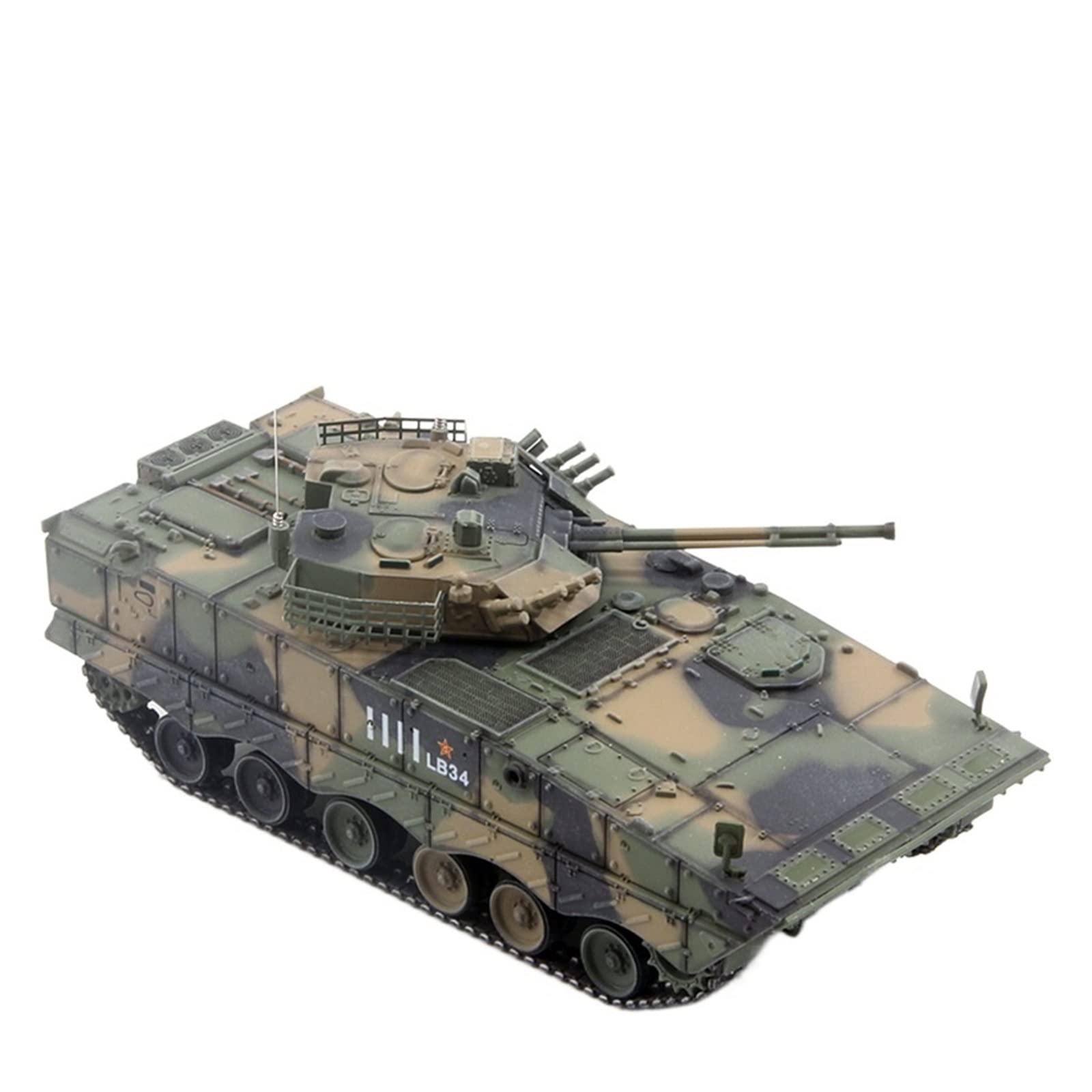 REELAK Die-casting Armored Vehicle 1:72 Scale China 04 Infantry Chariot ZBD-04A Infantry Jungle Digital Painting Model Conquer Complex Terrain