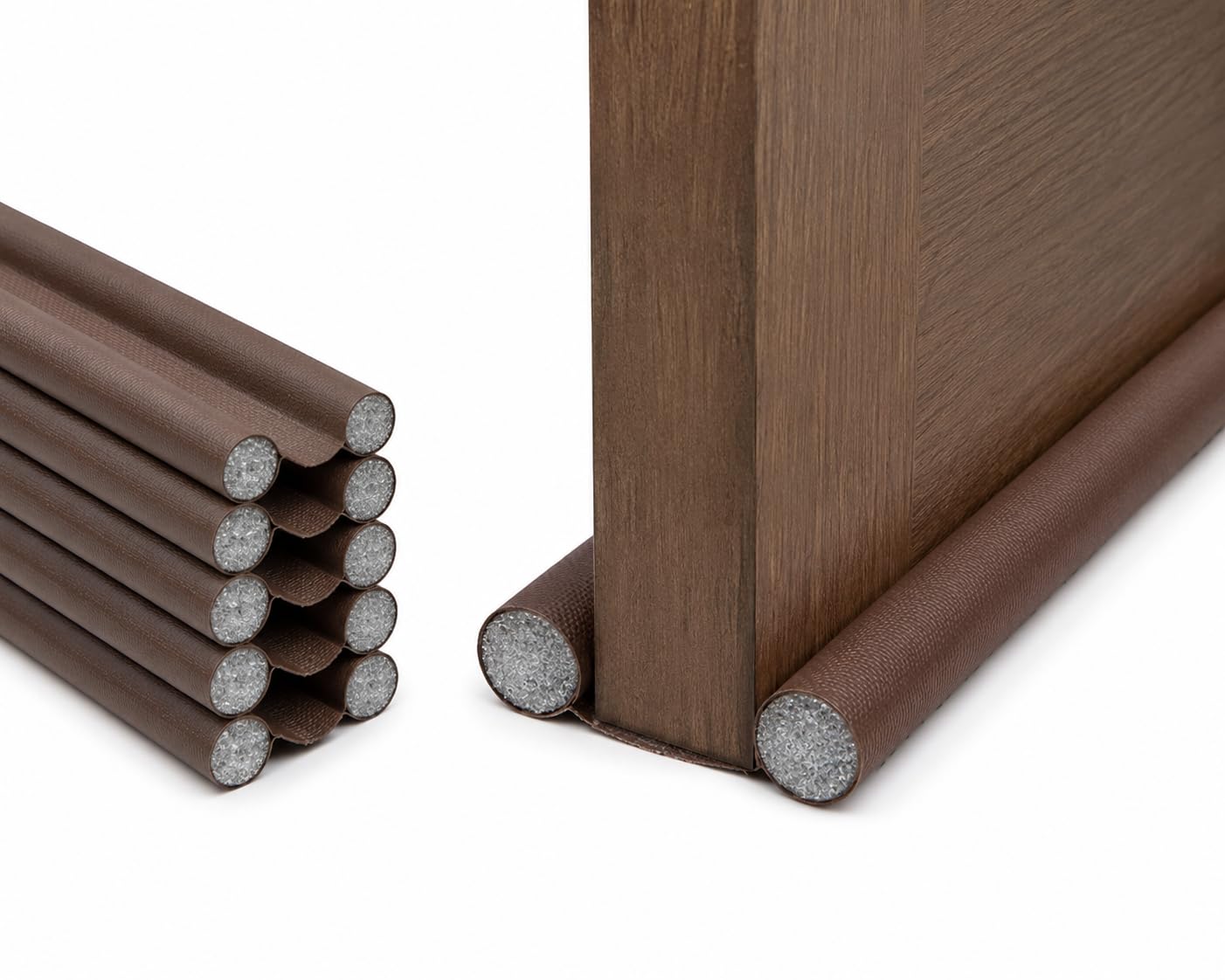 Door Bottom Sealing Strip Guard(39 Inches, Pack of 5) PVC Door Guard Gap Filler for Door Bottom- Sound-Proof, Reduce Noise, Energy Saving Door Stopper for Reduce Door Dust, Door Guard for Home-image-48