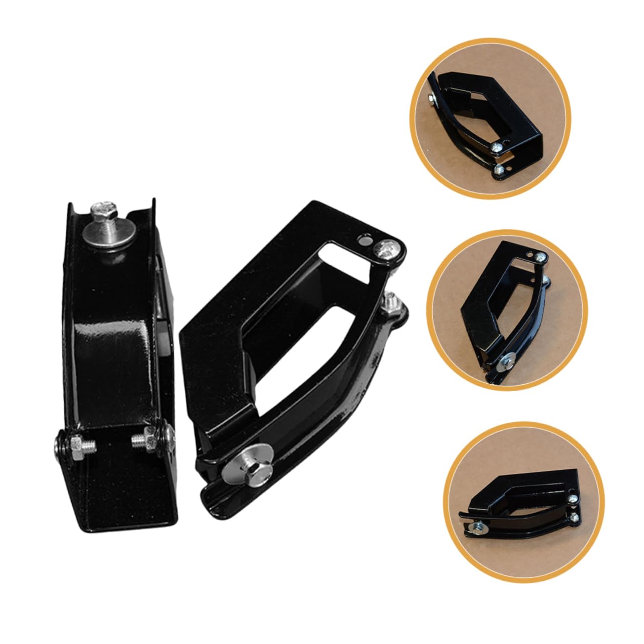HAPINARY Roof Rack Accessory Mounts Crossbar Hanger Clips for Cars Car Topper Clips Cargo Carrier Roof Crossbars Clips