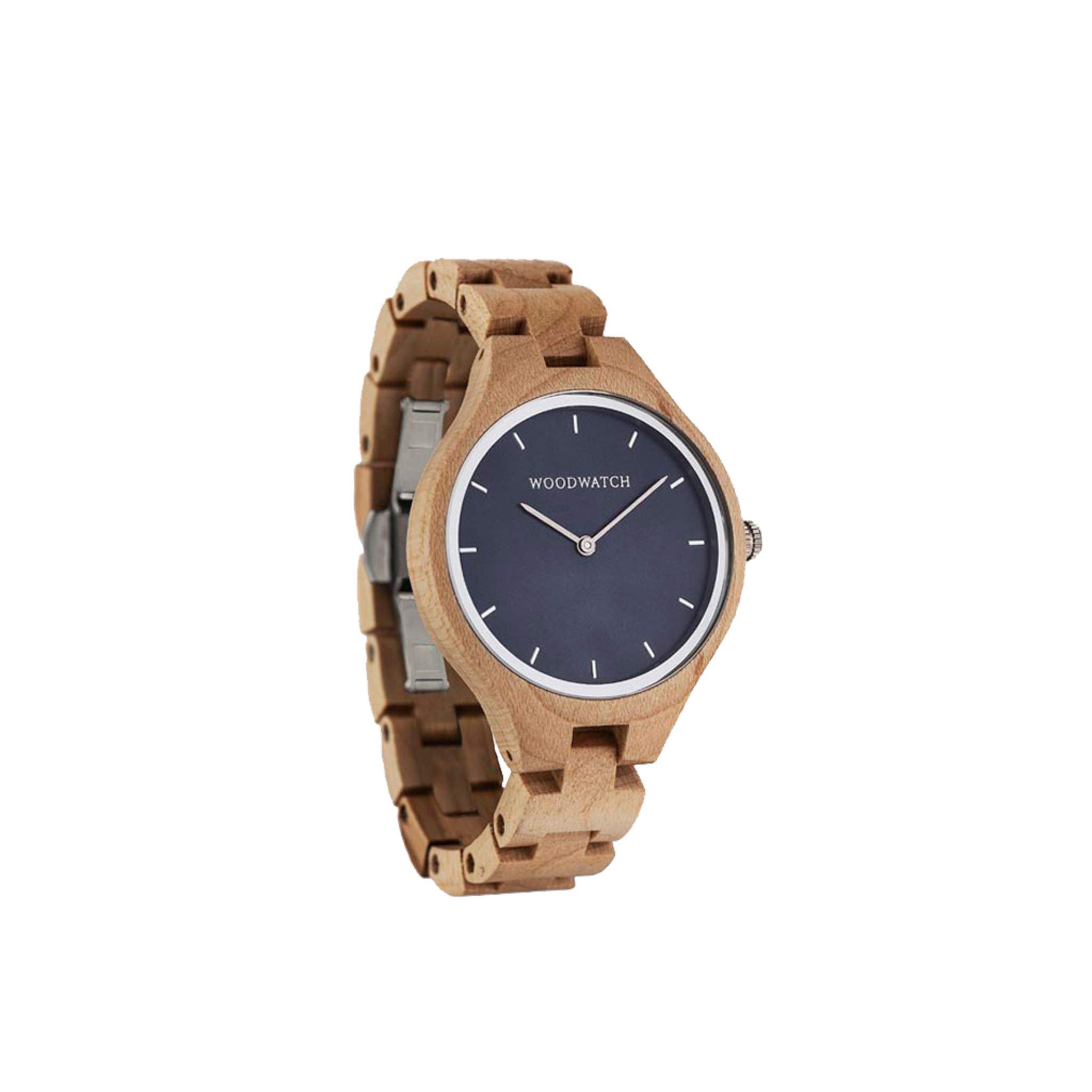 WoodWatch Blue Ocean | Holzuhren für Damen - Armbanduhr Holz Damen Premium | Wood Watch for Woman | umweltfreundliches Produkt, wir Pflanzen 1 Baum für Jede Uhr