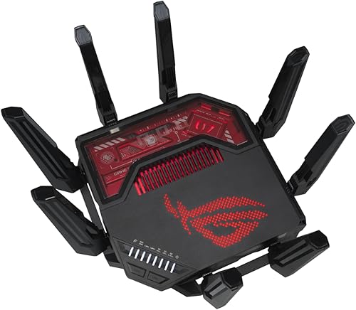 ASUS ROG Rapture GT-BE19000 Tri-Band WiFi 7 Gaming Router — nuotrauka 4