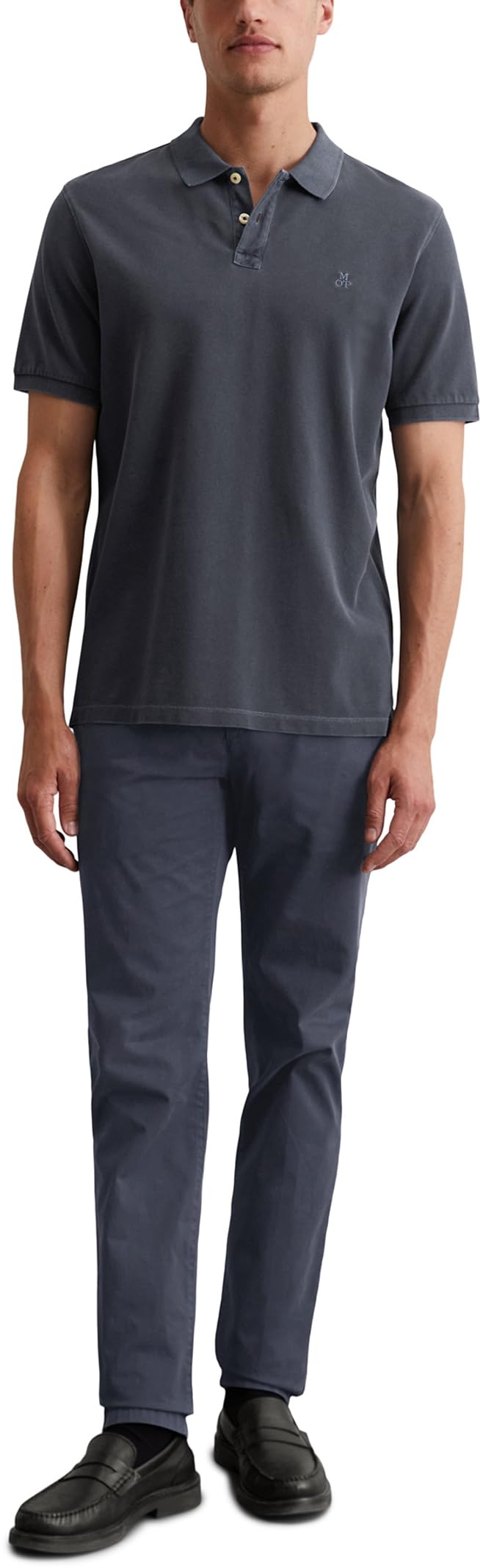 Marc O'Polo Marc OߴPolo Herren Kurzarm-Poloshirt aus Bio-Baumwolle Regular Fit – Bild 4
