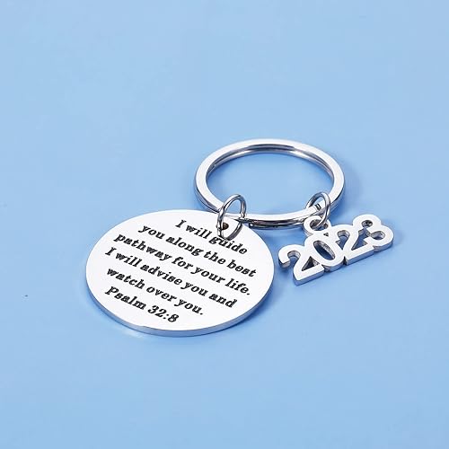 Miniatura 7 de GGOJAGST Regalo de confirmación de bautismo, llavero inspirador de versículo bíblico para mujeres, hombres, niñas, niños, regalo de Navidad,