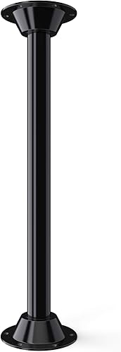 Vista 8 de Manufacturers' Select ITC - Sistema de patas de mesa para autocaravana o barco. Patas SurFit de 27 pulgadas, color plateado, montaje en superficie