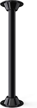 Manufacturers Select ITC RV Table Leg System. SurFit 27" Leg, Black, Surface Mount with Aluminum Floor and Table Bases