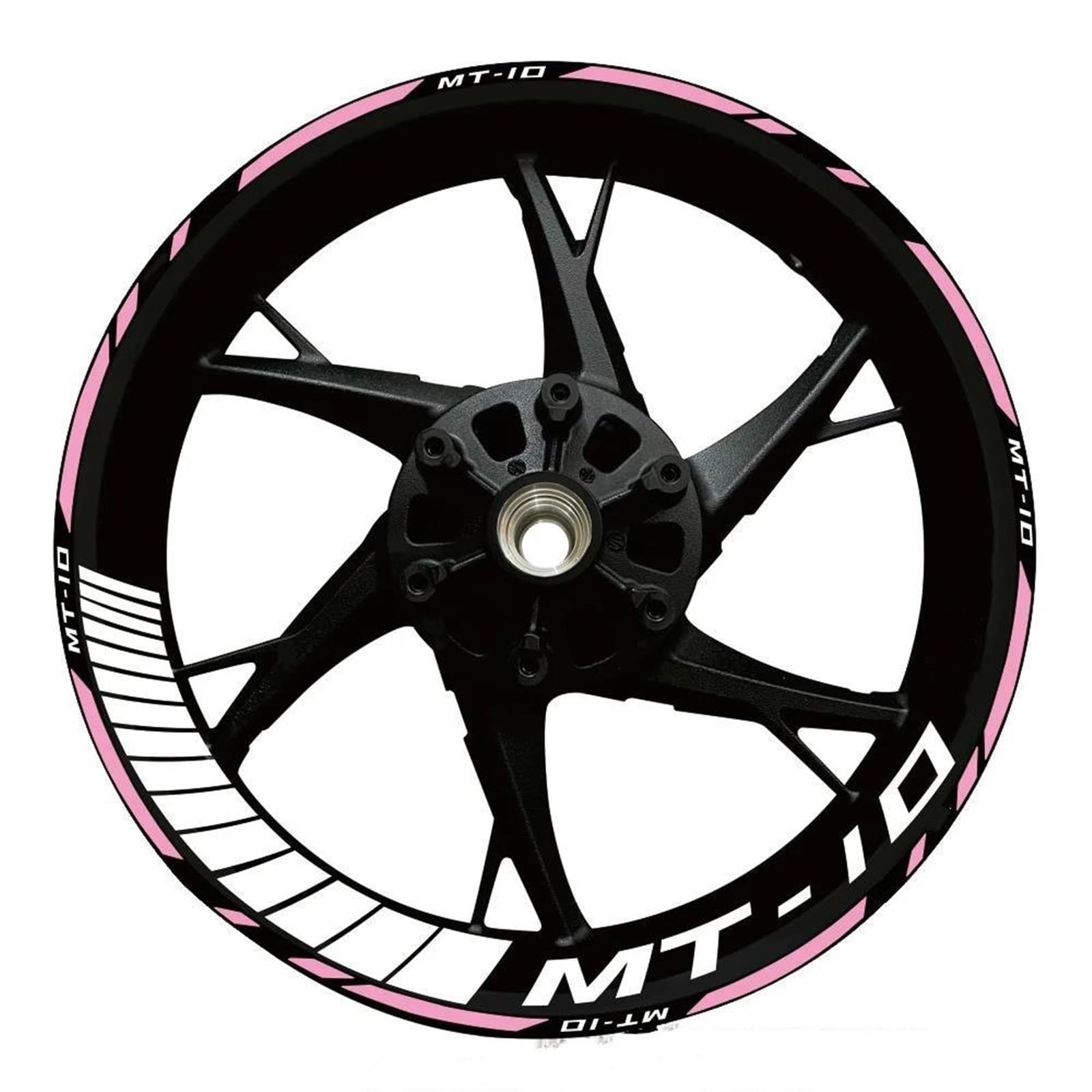 Stickers Motorcycle Accessories Wheel Stickers Reflective Decals Rims for Yamaha MT10 MT-10(Style 25)