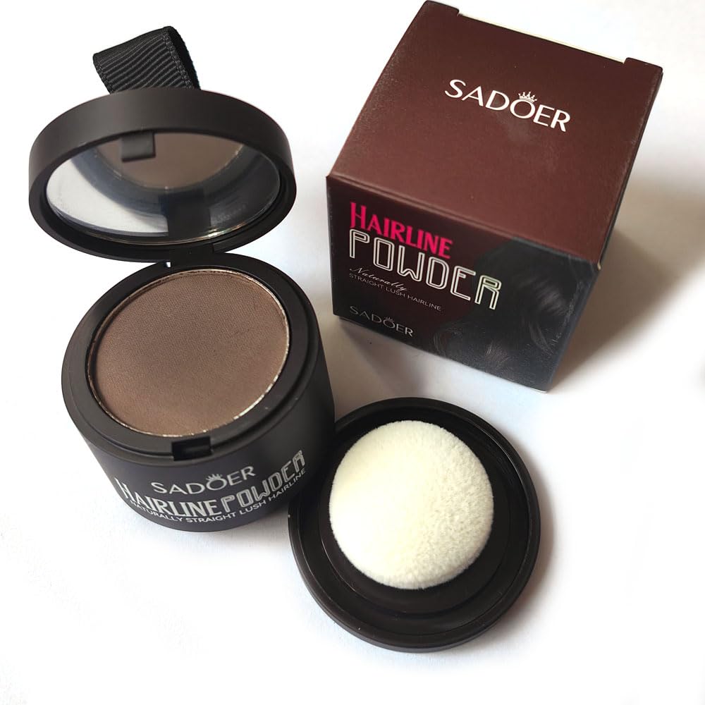 Amazon.co.jp: 髪のためのヘアラインシャドウパウダー髪のシェーダ