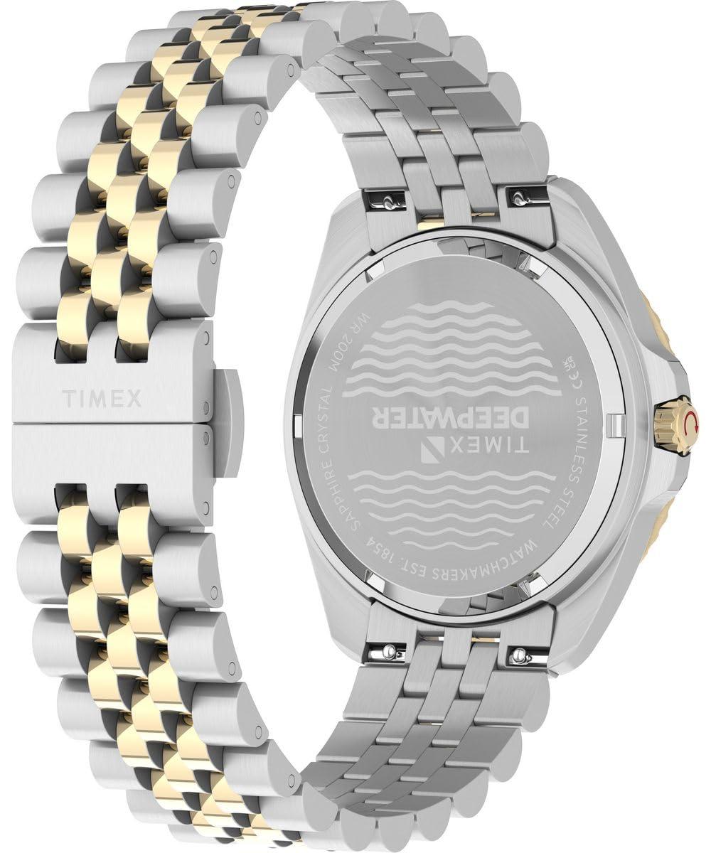 Timex Hombre Analógico Cuarzo Reloj Deep Water Arctic con Correa de Acero Inoxidable