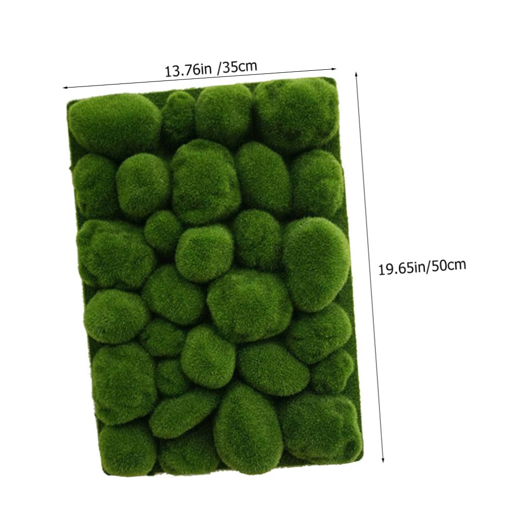 STOBOK Musgo Falso Verde Natural y Realista para Pared y Guirnaldas