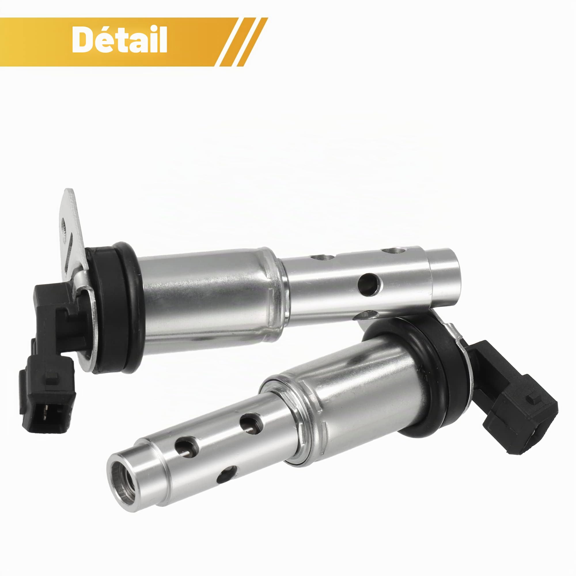 X AUTOHAUX Solénoïde De Distribution Variable Pour BMW 328i 07-13 2pcs | 11.6X6.4X3.3Cm, Plastique/Métal, Pour BMW 128i/535i/X6/323i/528i/Z4/X3/X5/525i/530i 2.5L-3.0L 06-16, Ref:11367585425