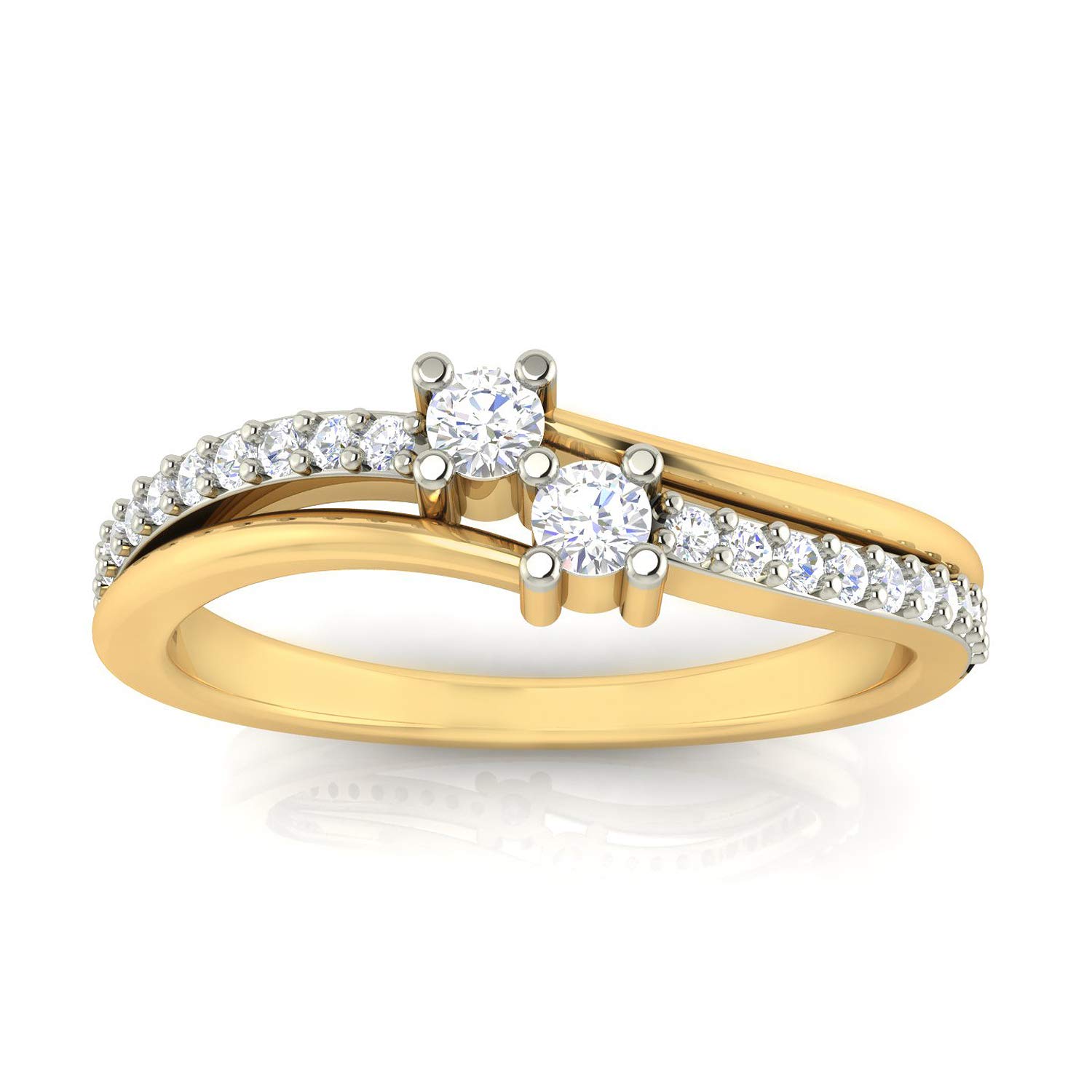 avsar 14k (585) Yellow Gold Ring for Women-picture-52