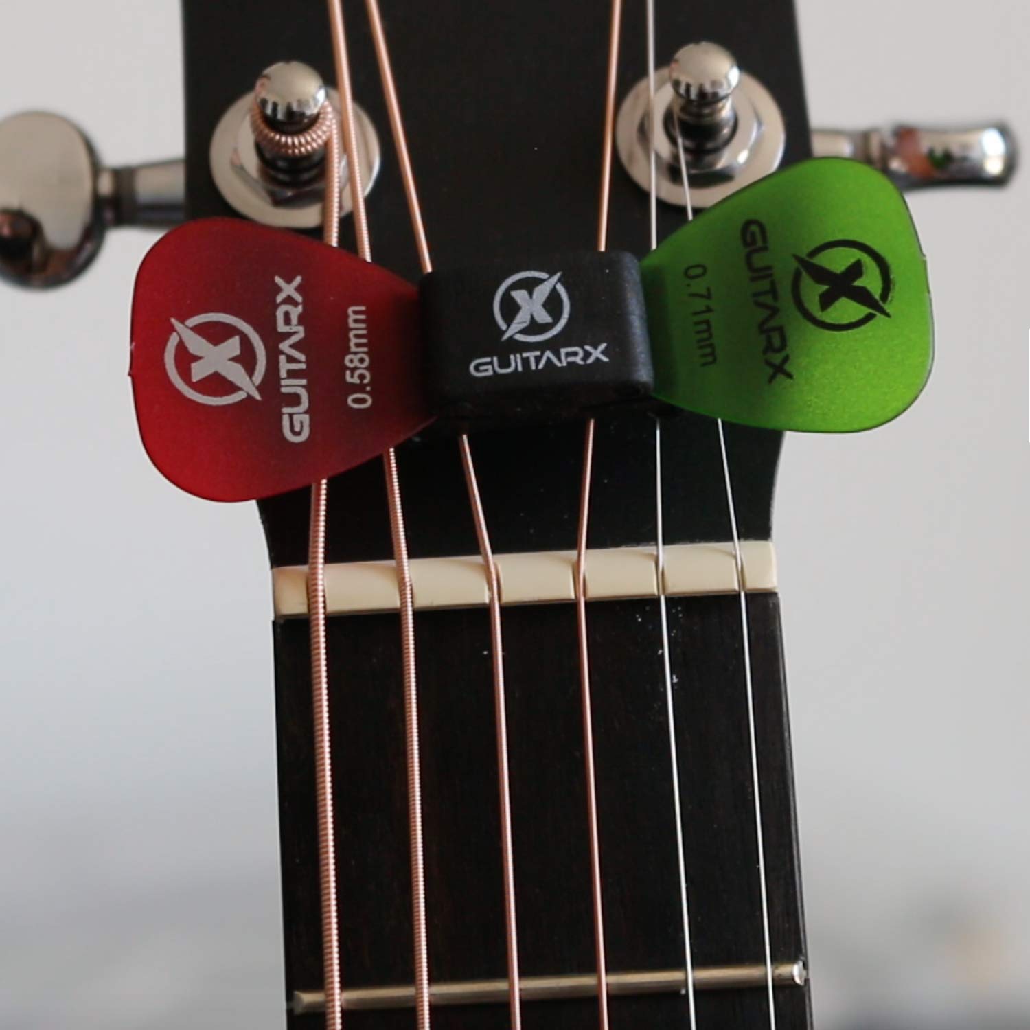 GUITARX X142 Headstock Rubber Guitar Pick Holder (5Pack) Pickholder