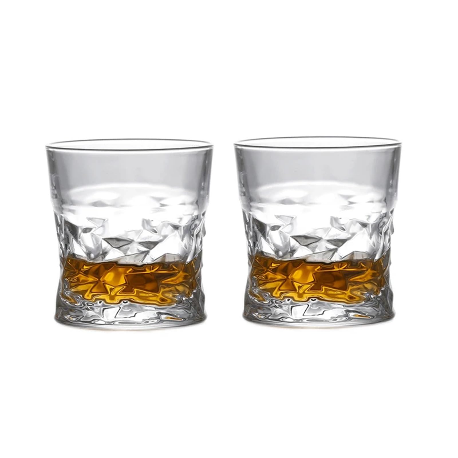 Kristallgläser Whiskyglas, transparente Trinkgläser, Cocktail-Brandy-Becher, Bar-Werkzeuge geeignet(Color 3)