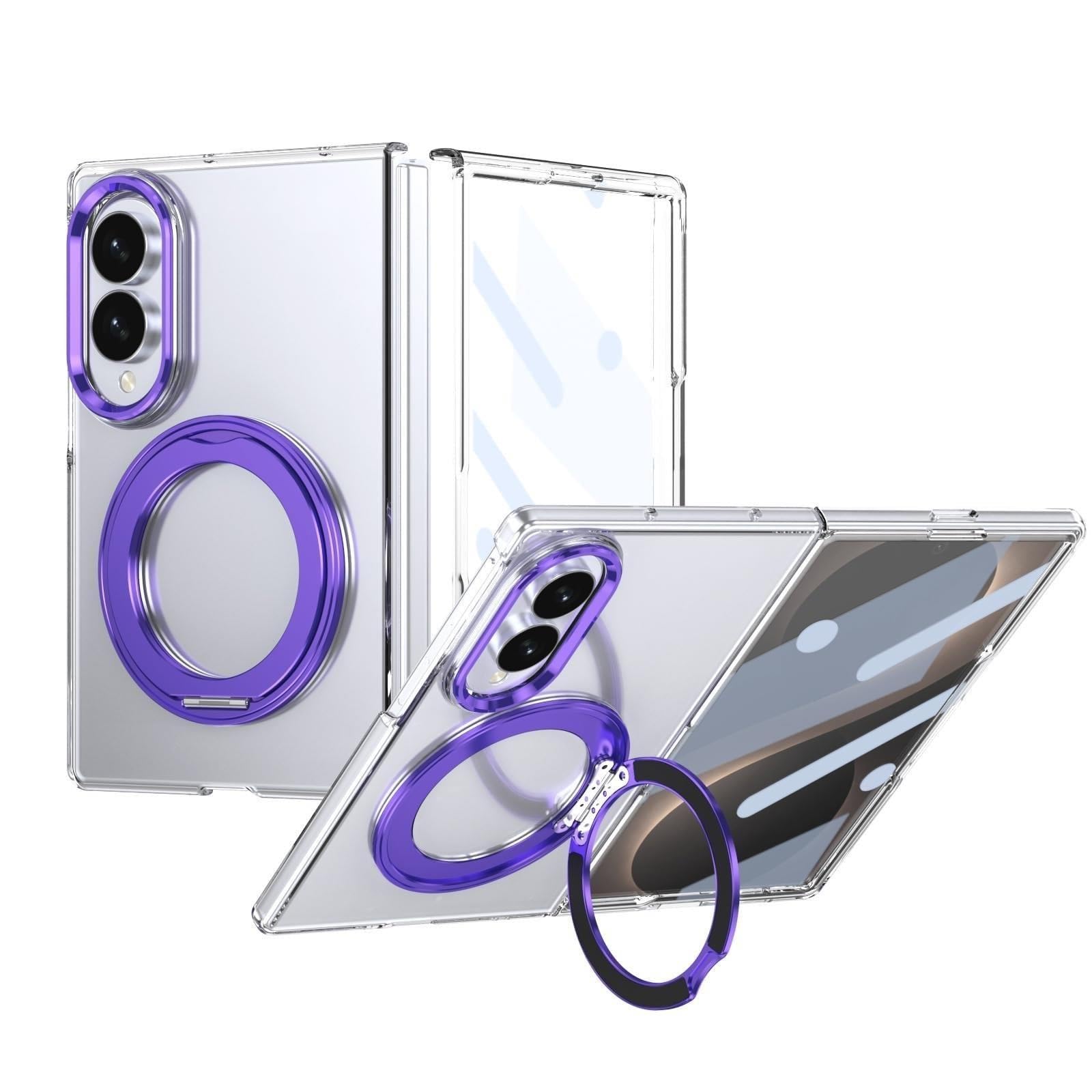 Custodia Per Samsung Galaxy Z Fold 8, Trasparente Antiscivolo Case