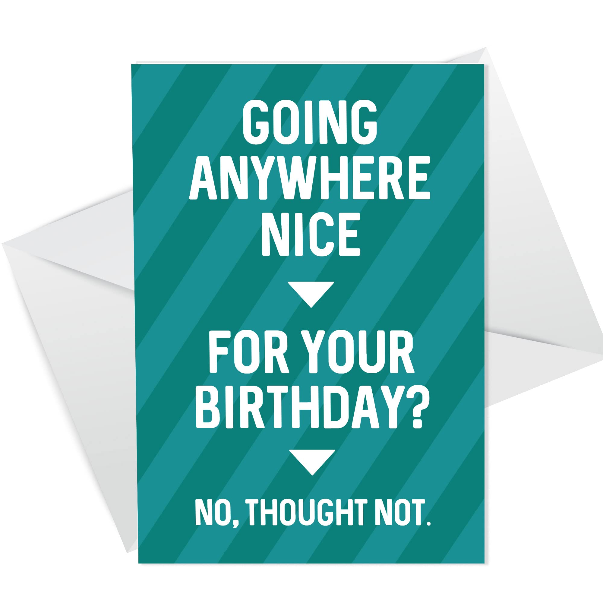 RED OCEAN Novelty Birthday Lockdown Card For Friend Family Funny Humour Card For Him Her