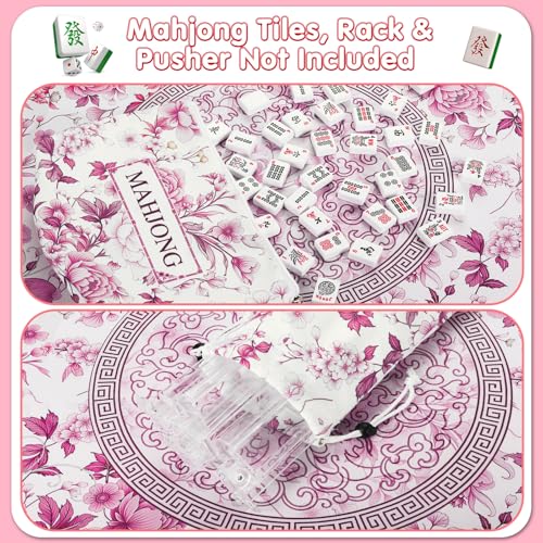 Bolsa para fichas de Mahjong, set 3 en 1 miniatura 6