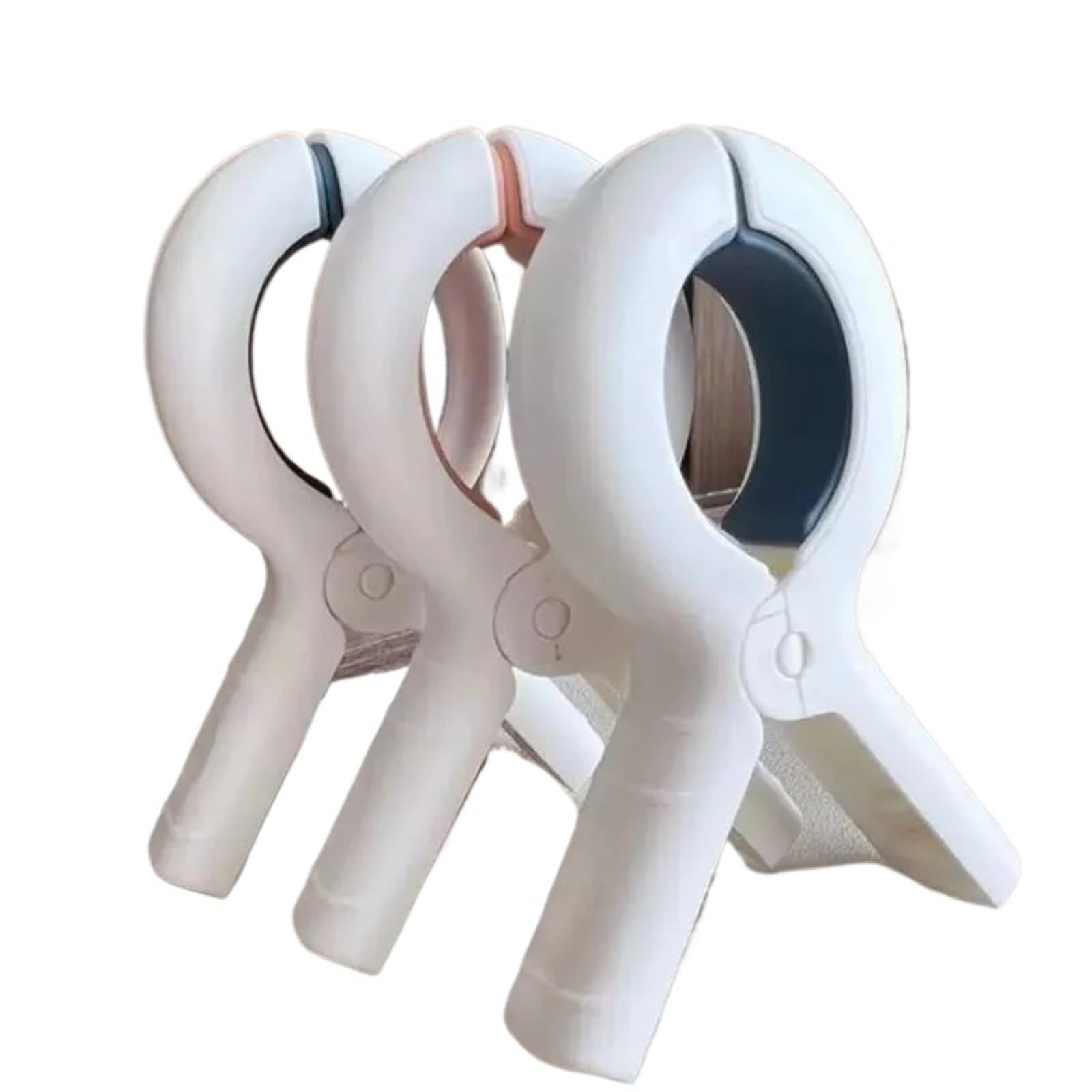 Plastic Clothes Pegs 5/30pcs Plastic Clothes Pins Beach Towel Clips Strong Springs Clamps Laundry Drying Pegs(Yellow-5pcs)