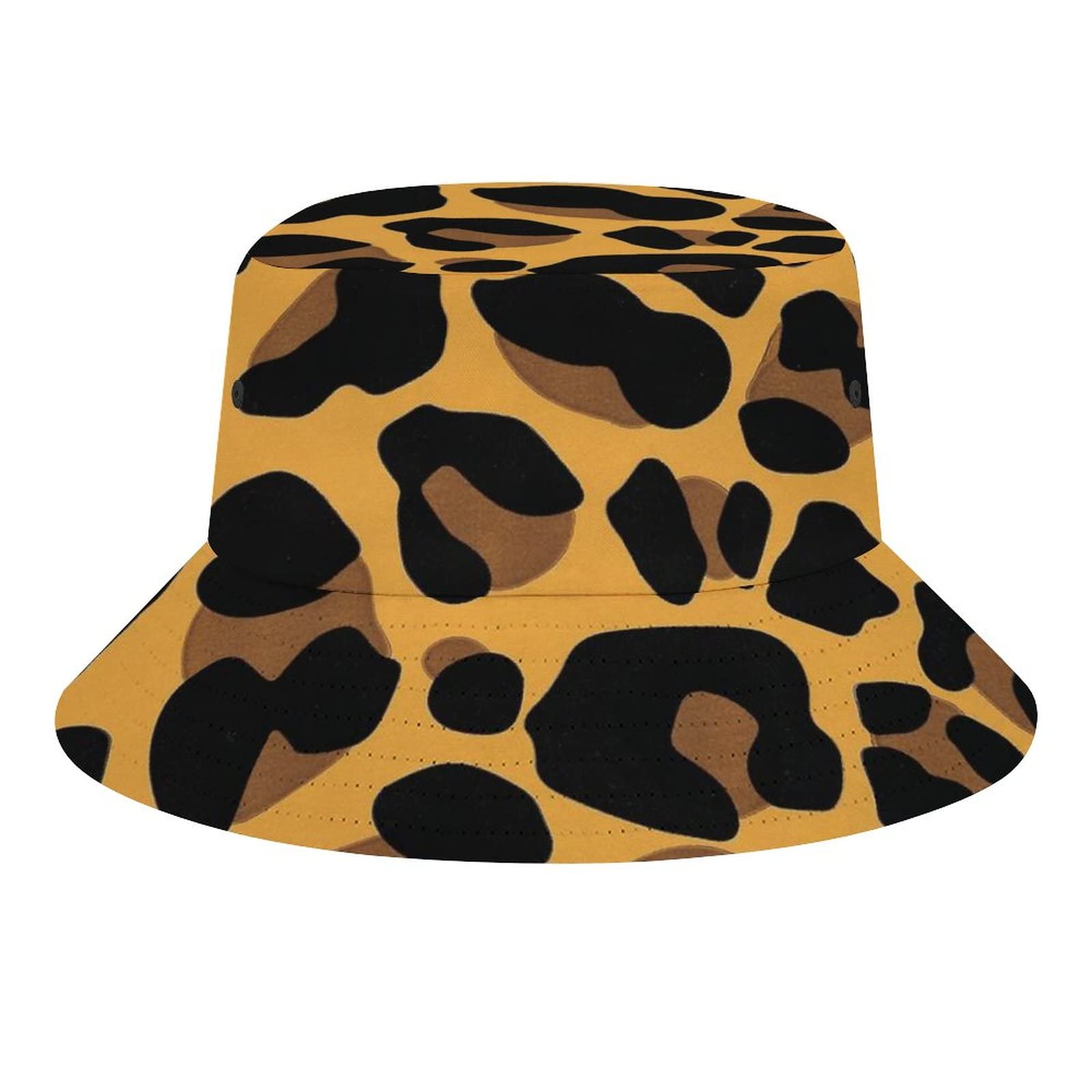 Amazon.co.jp: バケットハット ヒョウ柄 アニマル柄 (帽子 漁師