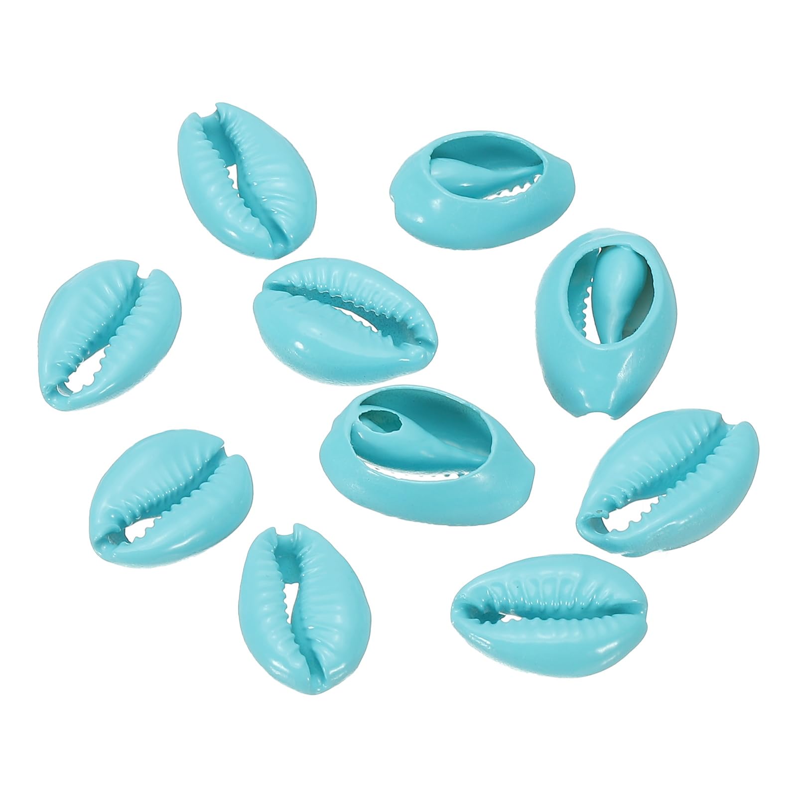 PATIKIL Cowrie Seashells - 10 Pcs Lemon Yellow Smooth Oval Shells For DIY Jewelry & Crafts (22x13mm)