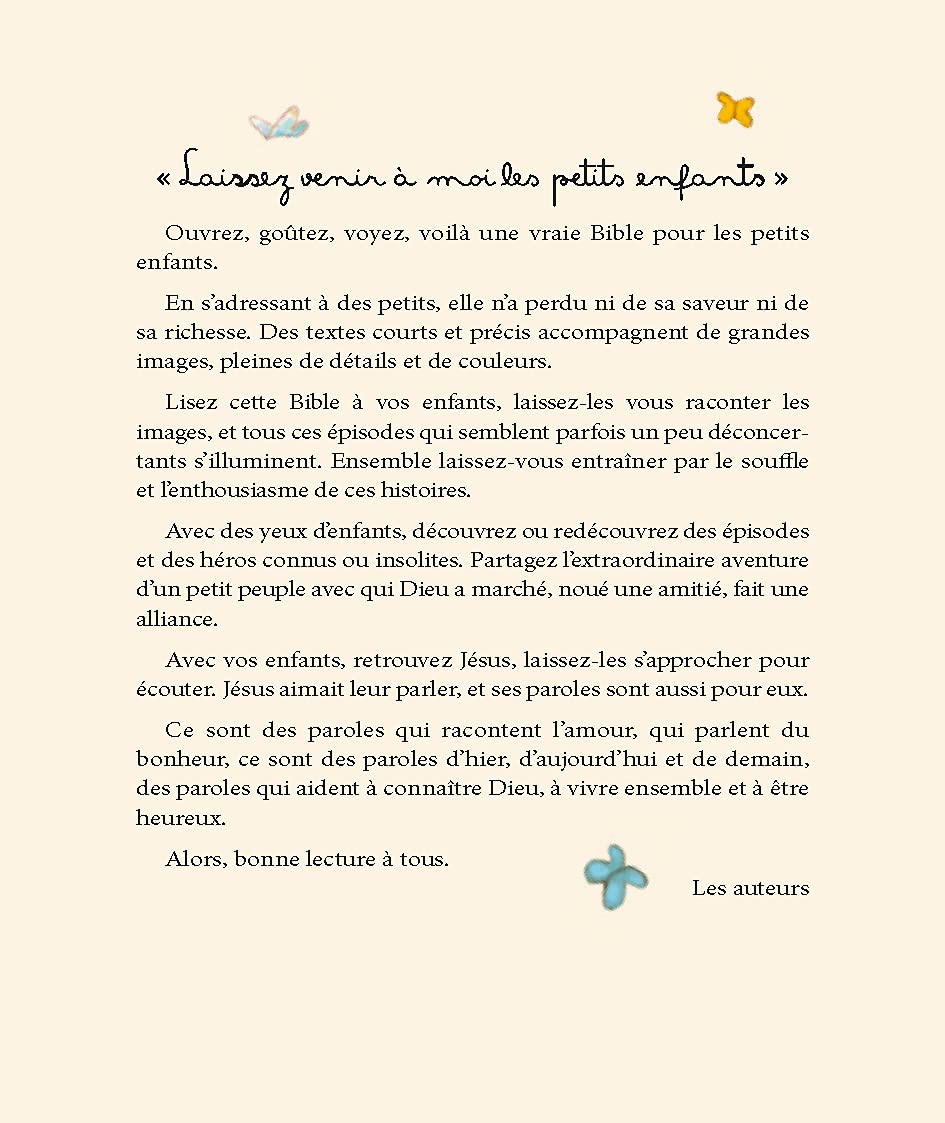 La Bible illustrée des petits