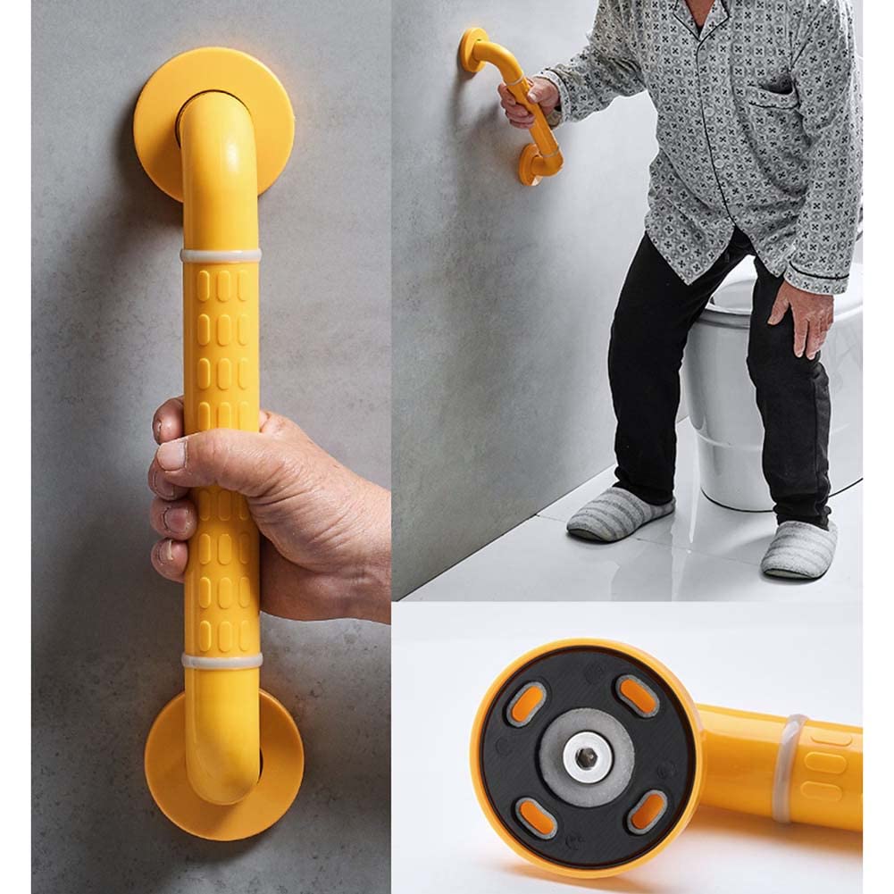 asideros para baño, Barras de Agarre Antideslizantes for Baño, Pasamanos de Acero Inoxidable con Acabado Chapado en Plástico, Manija de Seguridad, Toallero con Agarre for Pared de Ducha for Personas M