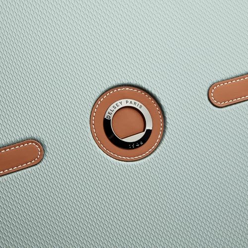 Image of DELSEY PARIS Juliette 65.5 cms Medium Check-in ABS /Polycarbonate Hard Sided 8 Wheels Spinner Suitcase /Trolley Bag for Travel with TSA Lock- Sage Green