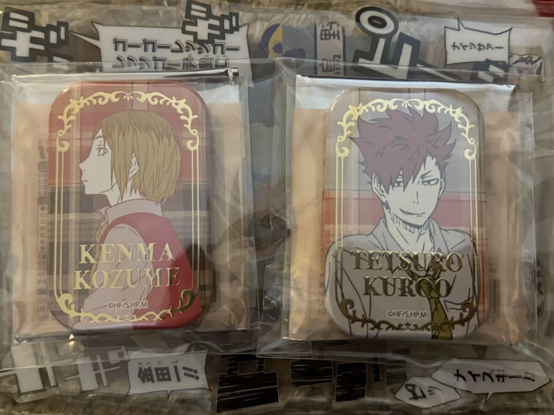 Amazon.co.jp: ハイキュー セブンネット限定 スクエア缶バッジ 第一弾  