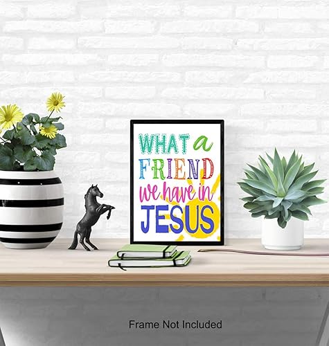 Miniatura 4 de Religious Wall Decor - God Wall Decor - Christian Art for Boys or Girls Room Picture, Kids Bedroom, Sunday School, Church - Catholic Gifts - Bible