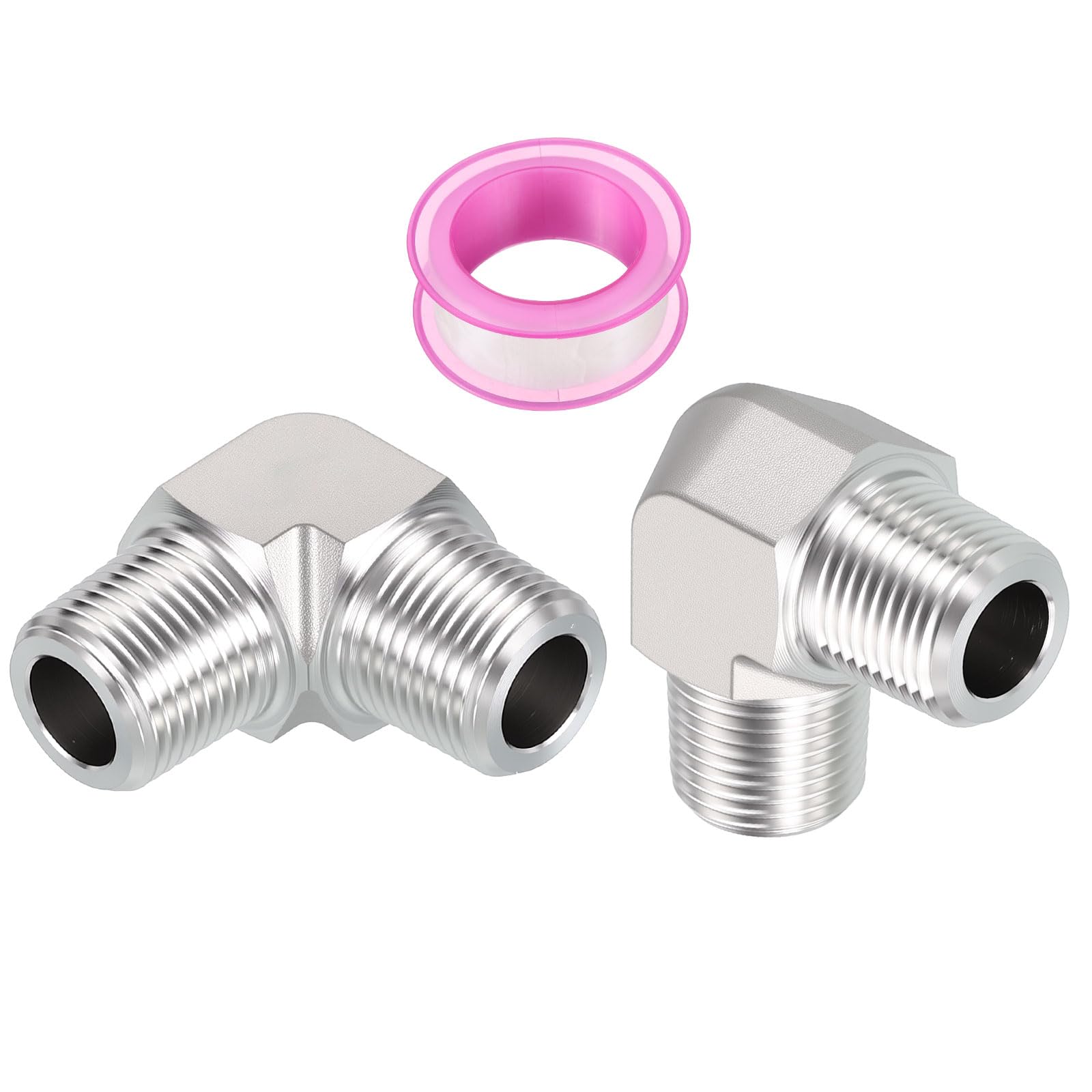 Coude de rue 90° NPT mâle 3,2 cm en acier forgé haute résistance pour circuits hydrauliques