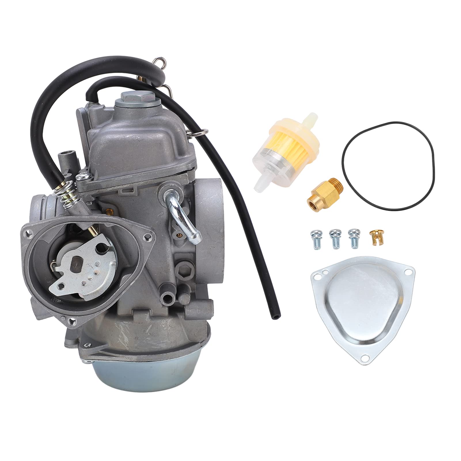 3130945 3131307 3131289 3131452 3131453 3131567 3131568 Carburatore in Alluminio + Tubo in Gomma, 3130903 Accessori Auto Carburatore di Ricambio per Scrambler 500 1997-2009