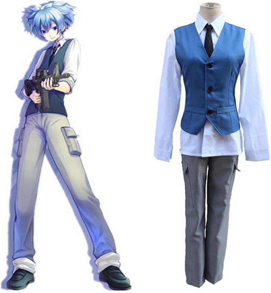 Amazon Ilovcomic メンズ暗殺教室コスプレnagisa Shiota School Uniform Slim Xl コスプレ 仮装 通販