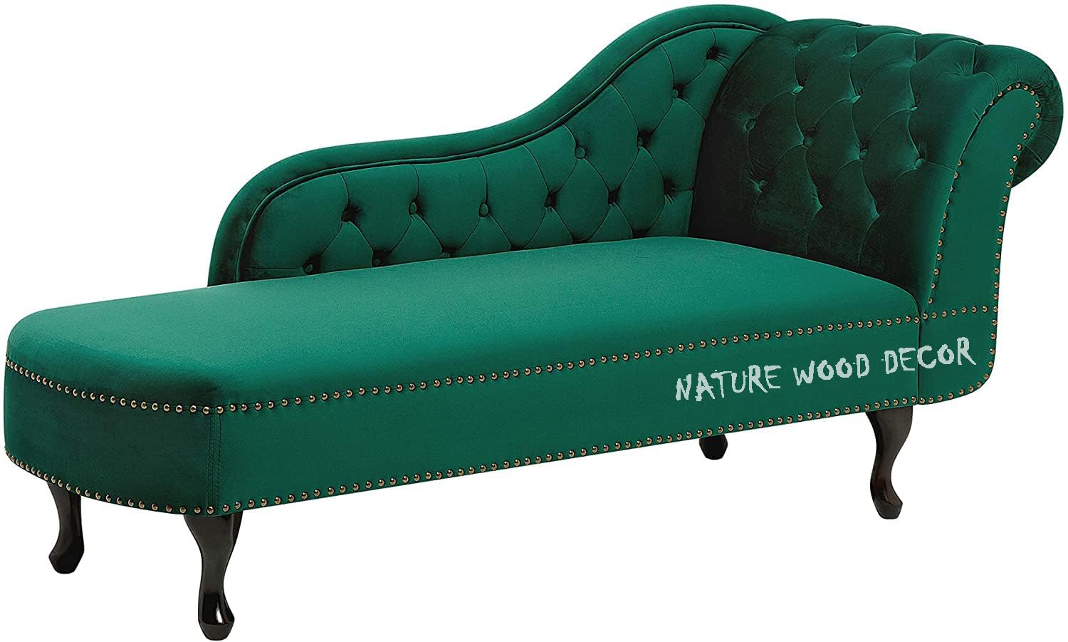 2 Seater Lazy Couch and chesterfiled Chaise Lounge Sofa Velvet Chaise Loung for Bedroom Living Room Office Reception Velvet-image-17