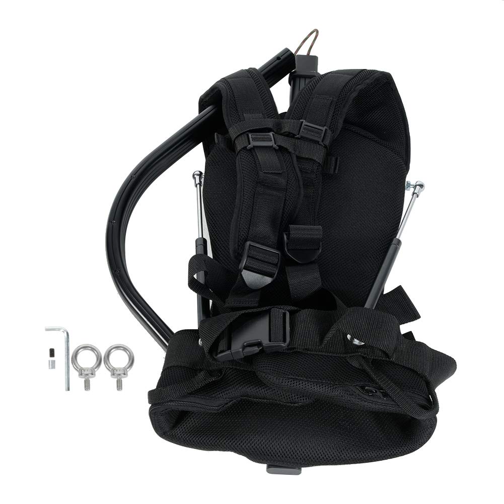 3-18kg Gimbal Vest Rig, Caméscope Caméscope avec Amortisseur de Choc pour Gilet de Soutien avec stabilisateur de Bras, Dispositif de Prise de Vue Stable réglable avec Sac de Rangement, Noir