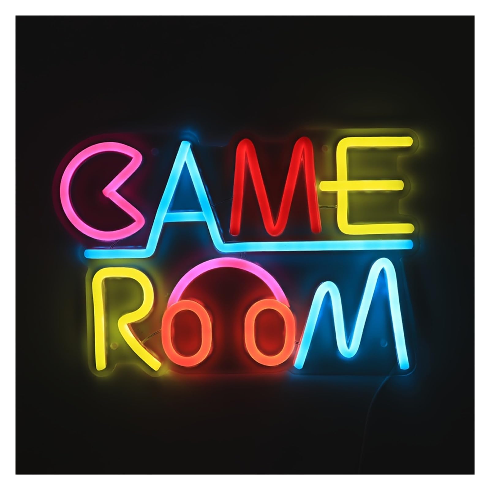 Luce al neon Insegna al neon per sala giochi per regali per feste Gamer Zone Luci per decorazioni da parete per camera letto