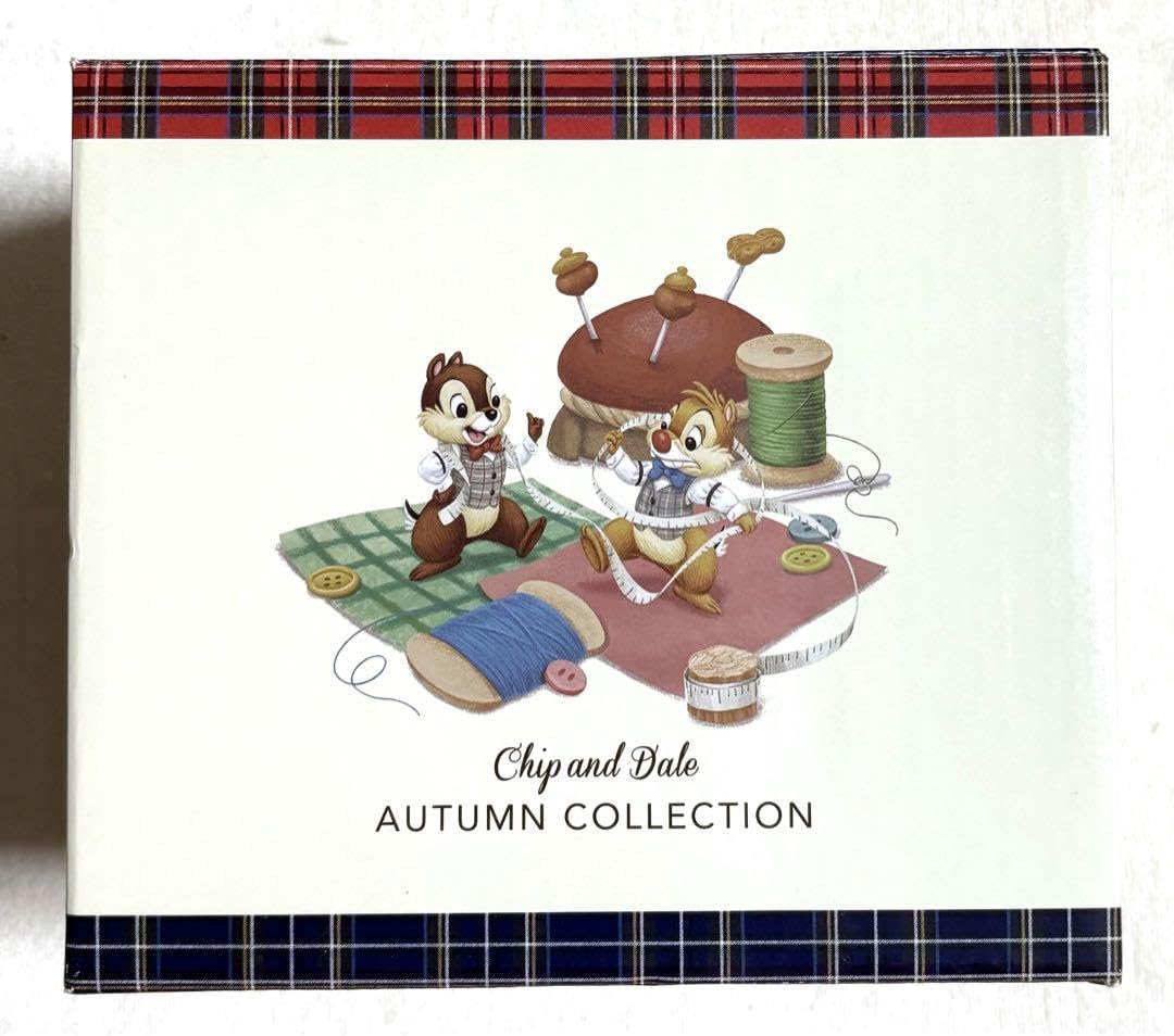 ディズニーストア　チップとデール　ピンクッション&ケース　置物　フィギュア Amazon.co.jp: ストア チップとデール ピンクッション＆ケース